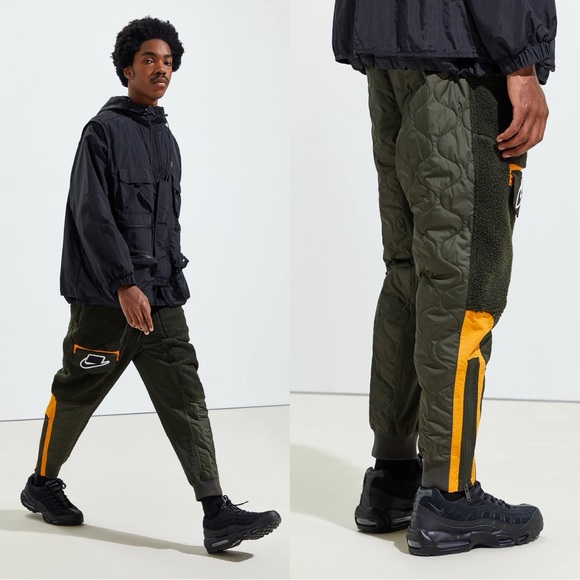 Nike Other - Nike Sportswear Green Sherpa Jogger Pants
